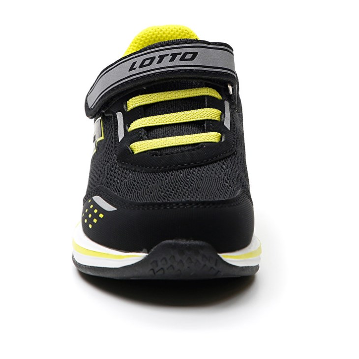 Kids' Lotto Speedevo 600 AMF CL S Running Shoes Black / Grey / Green | XN592849Z7