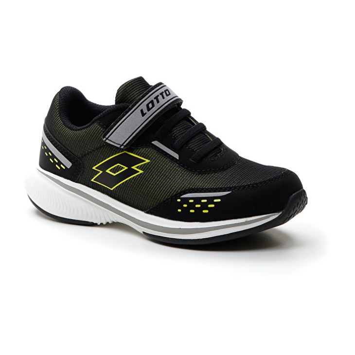 Kids' Lotto Speedevo 600 AMF II CL S Running Shoes Black / Green | BK115801N3