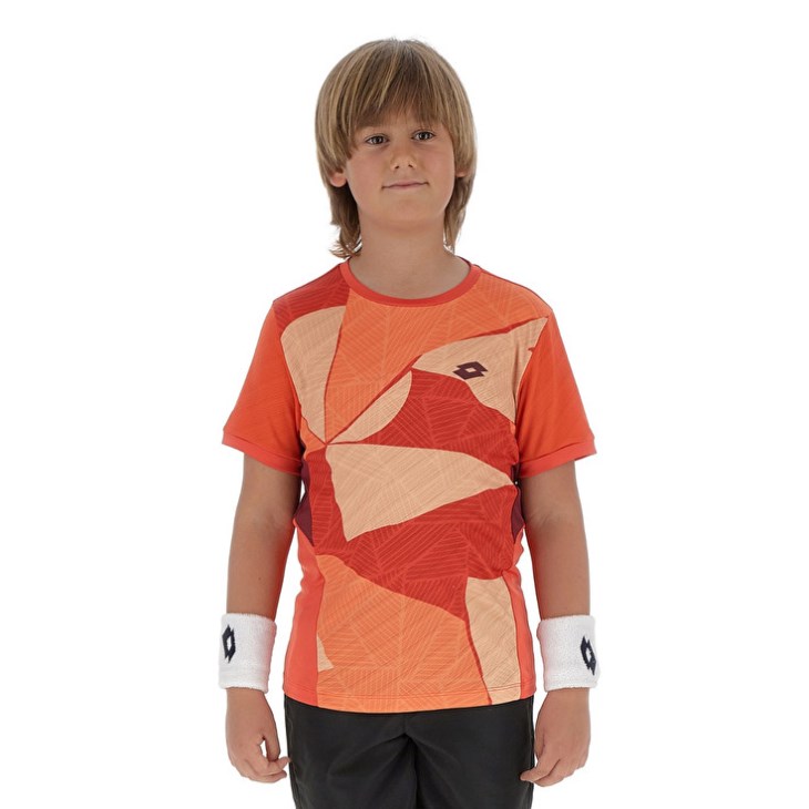 Kids' Lotto Tech B I D3 T Shirts Orange | YC727442U4