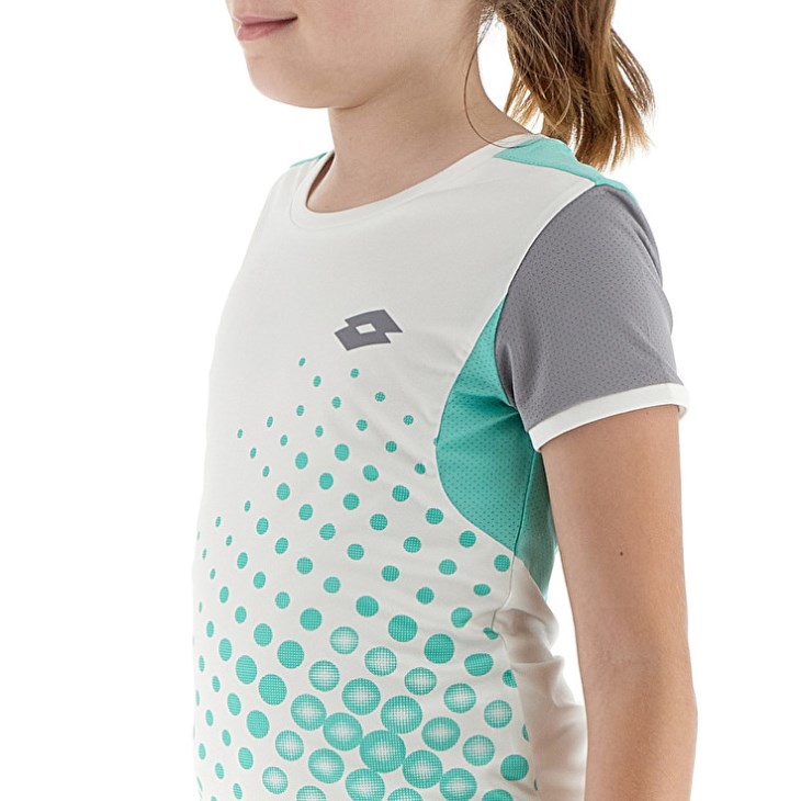 Kids' Lotto Top G IV 1 T Shirts White / Green | EE280948Y8