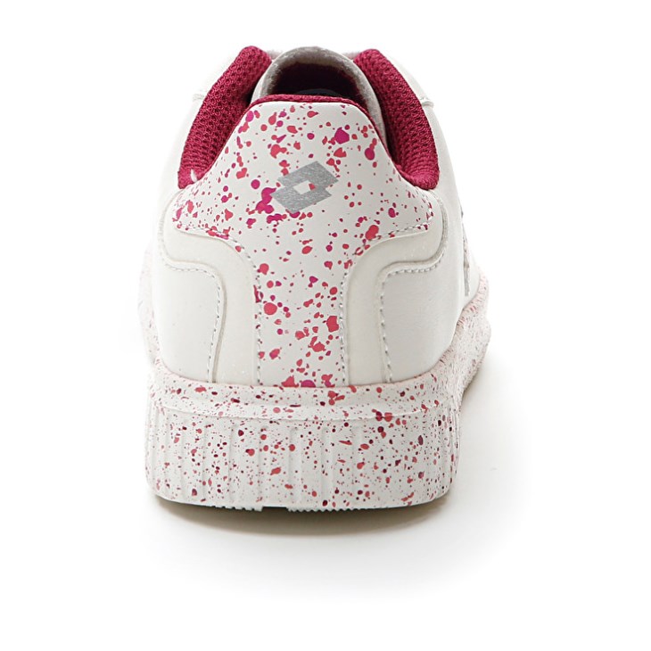 Kids' Lotto Venus AMF III PRT CL Sneakers White / Red | ST042444N8