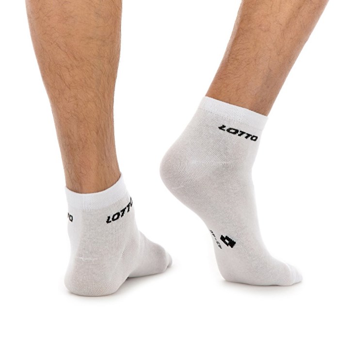Lotto Ankle II Pk3prs Socks White | OY109760E8