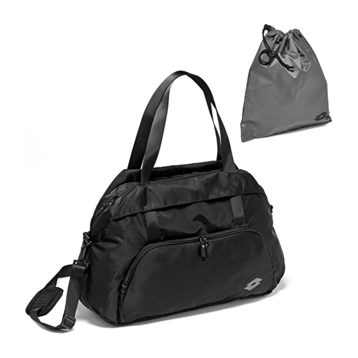 Lotto Gym Easytime W Bags Black | CM936873L8