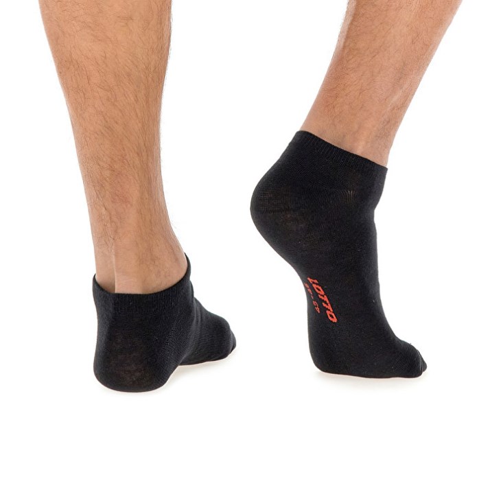 Lotto Low Cut Pk3prs Socks Black | BY125302Y7