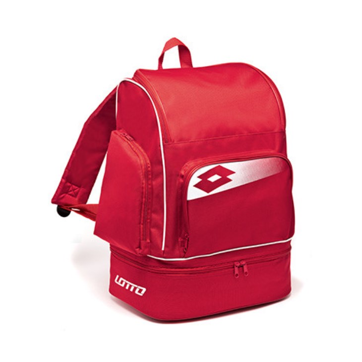 Lotto Soccer Backpack II With Shoe Holder Bags Red | ZD236283Z7