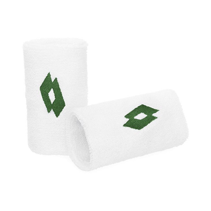Lotto Tennis B SKG P Wristbands White / Garden | EG457715C0