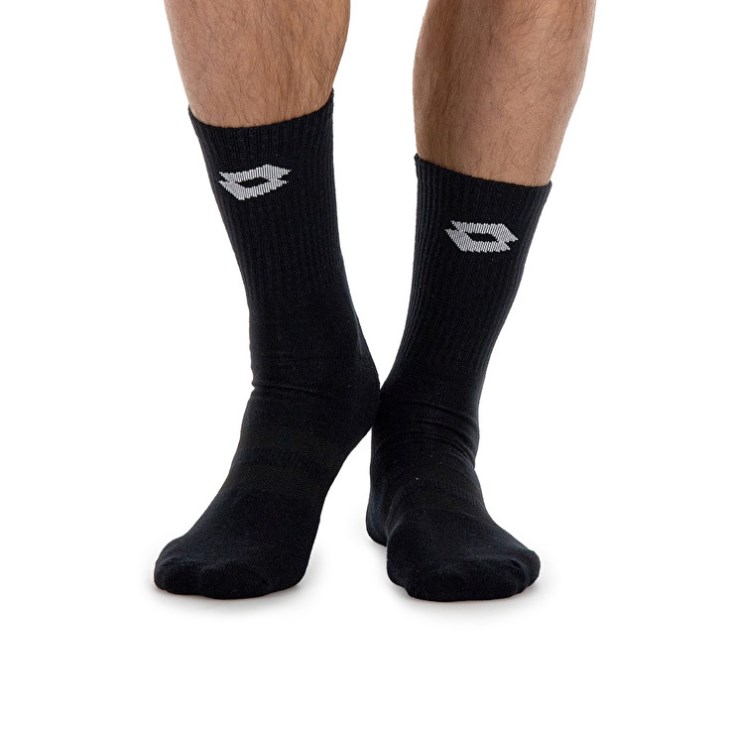 Lotto Tennis III Socks Black | SQ618201N3