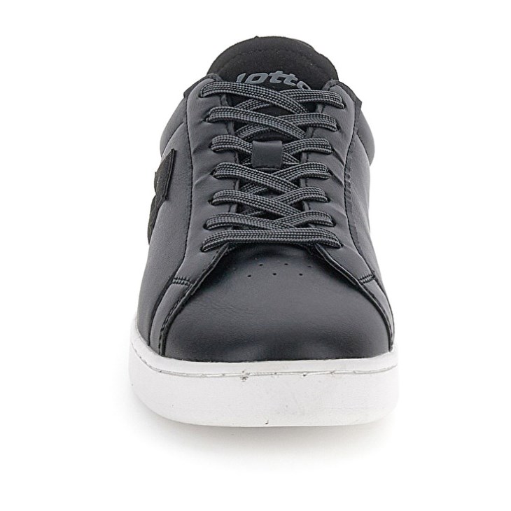 Men Lotto 1973 AMF Evo VII Tennis Shoes Black | XJ557215B9