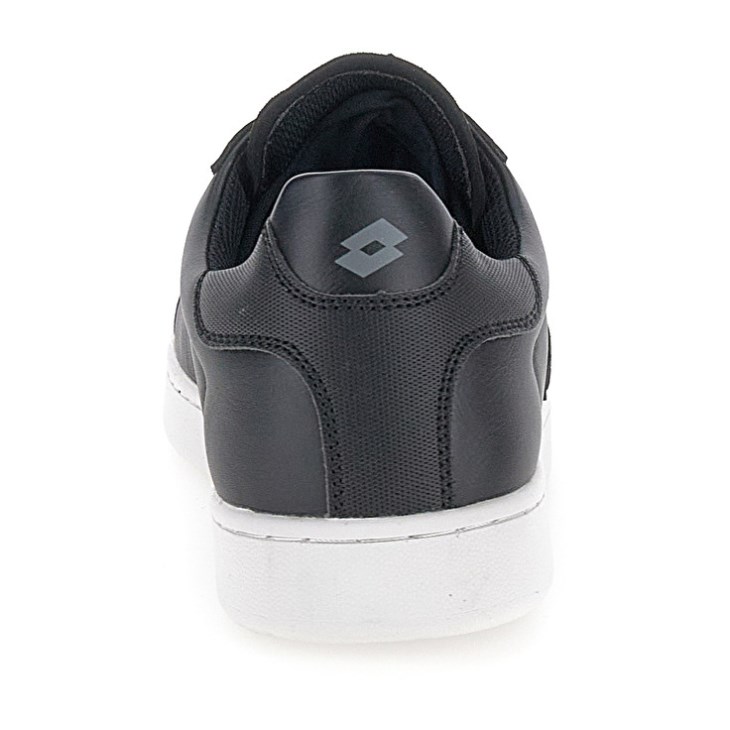 Men Lotto 1973 AMF Evo VII Tennis Shoes Black | XJ557215B9
