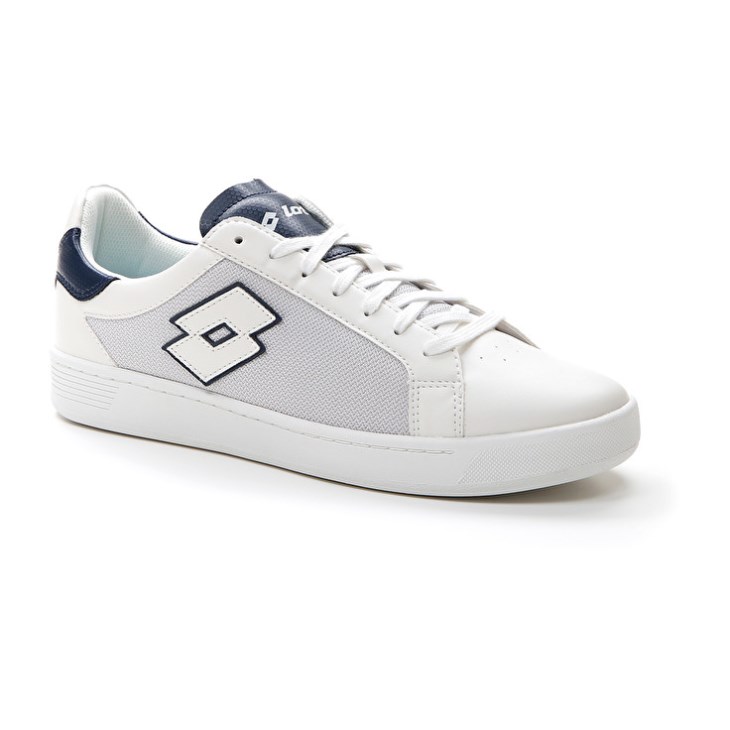Men Lotto 1973 AMF Evo VI NET Sports Shoes White / Blue | PK362606S4