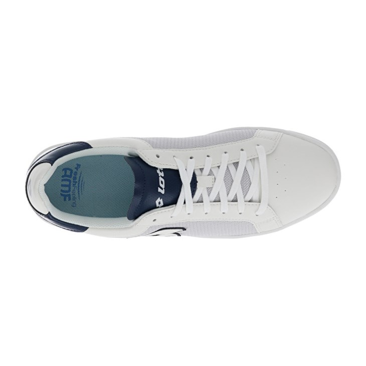 Men Lotto 1973 AMF Evo VI NET Sports Shoes White / Blue | PK362606S4