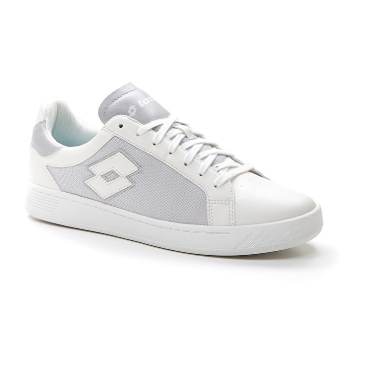 Men Lotto 1973 AMF Evo VI NET Tennis Shoes White / Grey | ZN300260Z6
