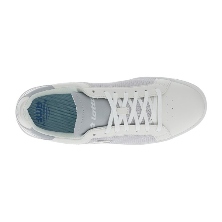 Men Lotto 1973 AMF Evo VI NET Tennis Shoes White / Grey | ZN300260Z6
