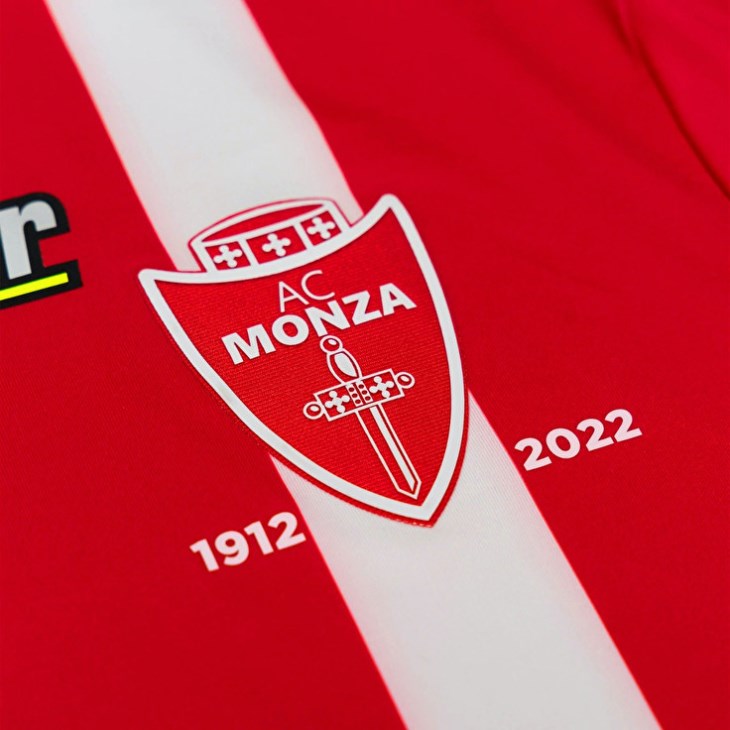 Men Lotto Ac Monza Home 22/23 JRS SPN Authentic T Shirts Red | ZI459745D5