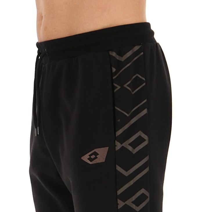 Men Lotto Athletica Classic VI 3 Pants Black | EI886228B3