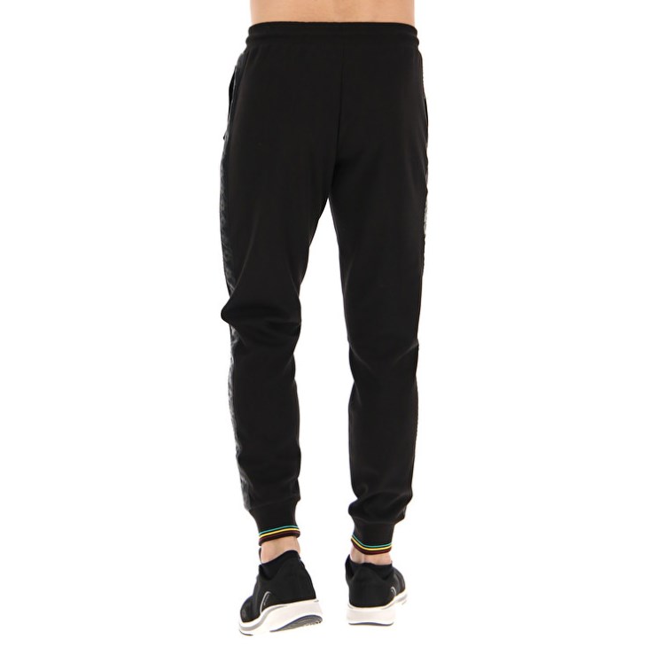 Men Lotto Athletica Classic V Sports Pants Black | HD793199G0