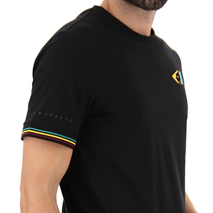 Men Lotto Athletica Classic V T Shirts Black | LC993829T4