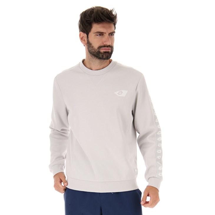 Men Lotto Athletica Due VI RN Sweatshirt Beige | TT122682U3