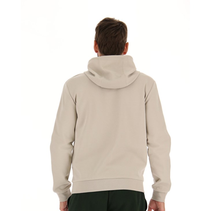 Men Lotto Athletica Due V Sweat HD Hoodie Beige | GQ867496V6