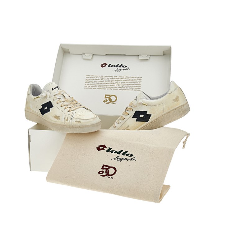 Men Lotto Autograph 50 YRS Sneakers Cream | NH065376B9