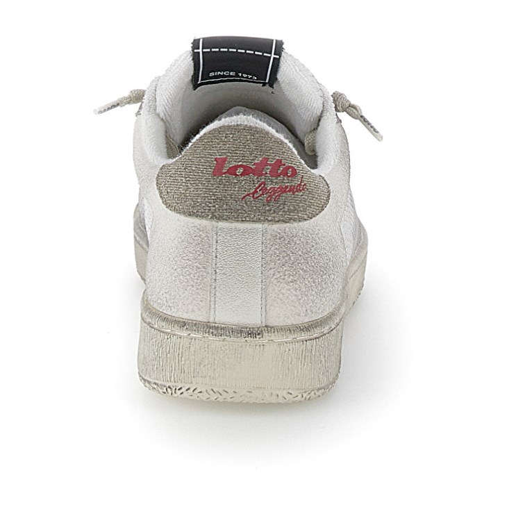 Men Lotto Autograph Grid 1 Sneakers White / Dark Grey / Silver | CS552675Z4