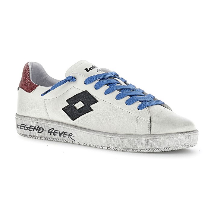Men Lotto Autograph Legend 2 Sneakers White / Black / Red | SV437933V9