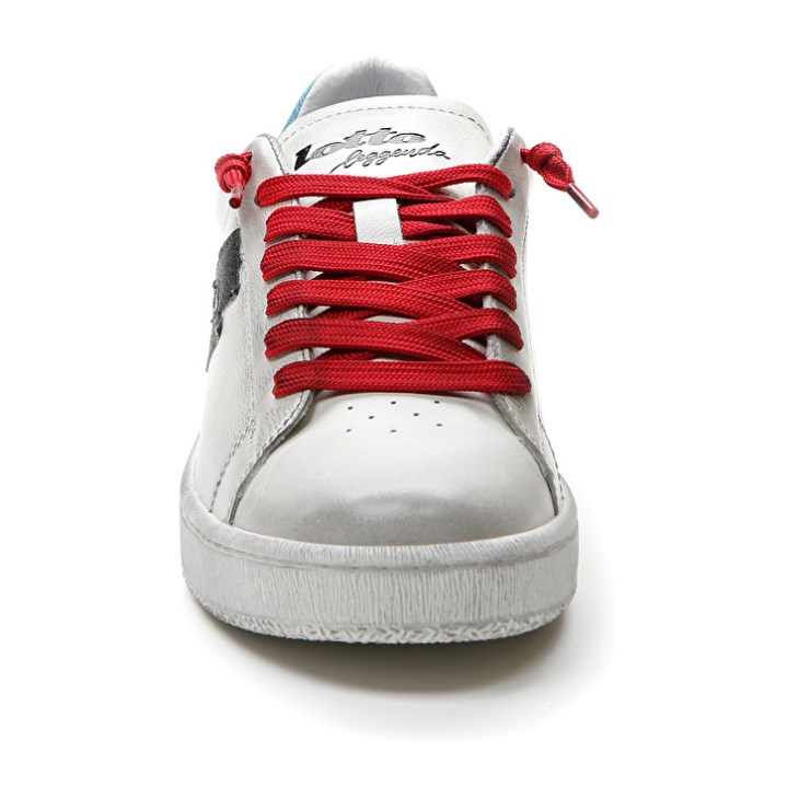 Men Lotto Autograph Legend Sneakers White / Black / Blue | ET390949S7