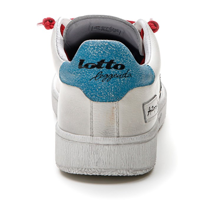 Men Lotto Autograph Legend Sneakers White / Black / Blue | ET390949S7