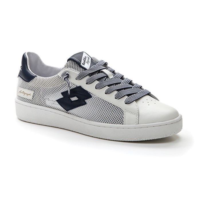 Men Lotto Autograph NET Sneakers White / Blue | MK007330D7