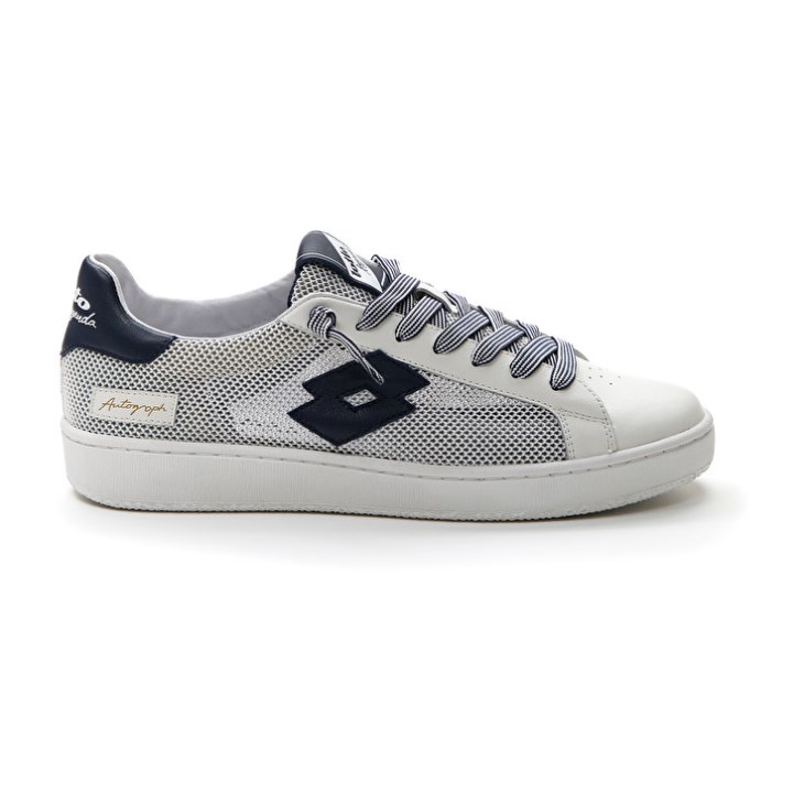 Men Lotto Autograph NET Sneakers White / Blue | MK007330D7