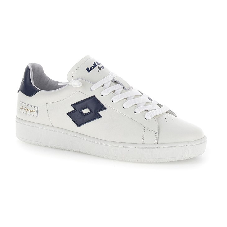 Men Lotto Autograph Sneakers White / Blue | DZ504310O8