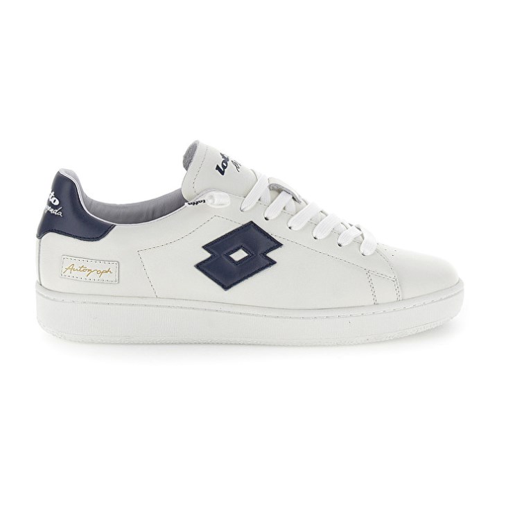 Men Lotto Autograph Sneakers White / Blue | DZ504310O8