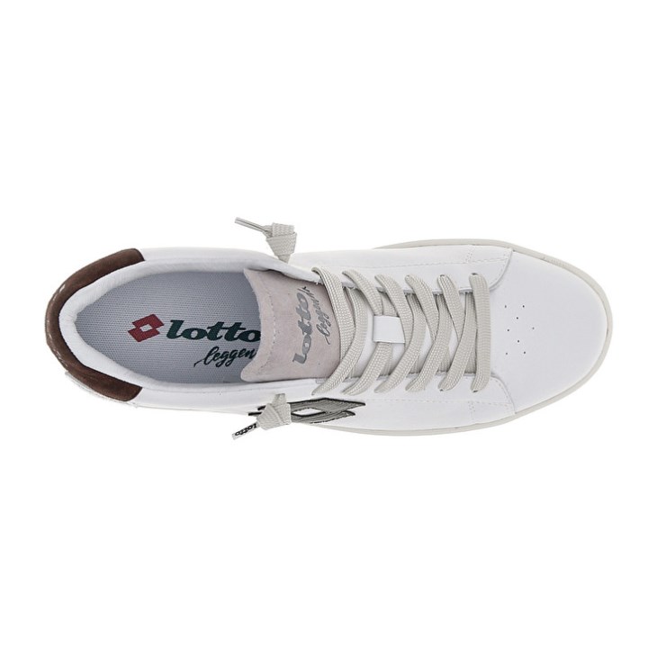 Men Lotto Autograph Stripes 2 Sneakers White | RT034323U2