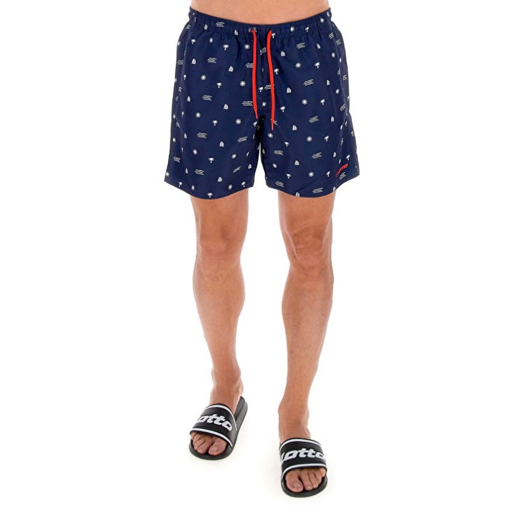 Men Lotto Beach Club Swim Shorts Blue | UD029312R6
