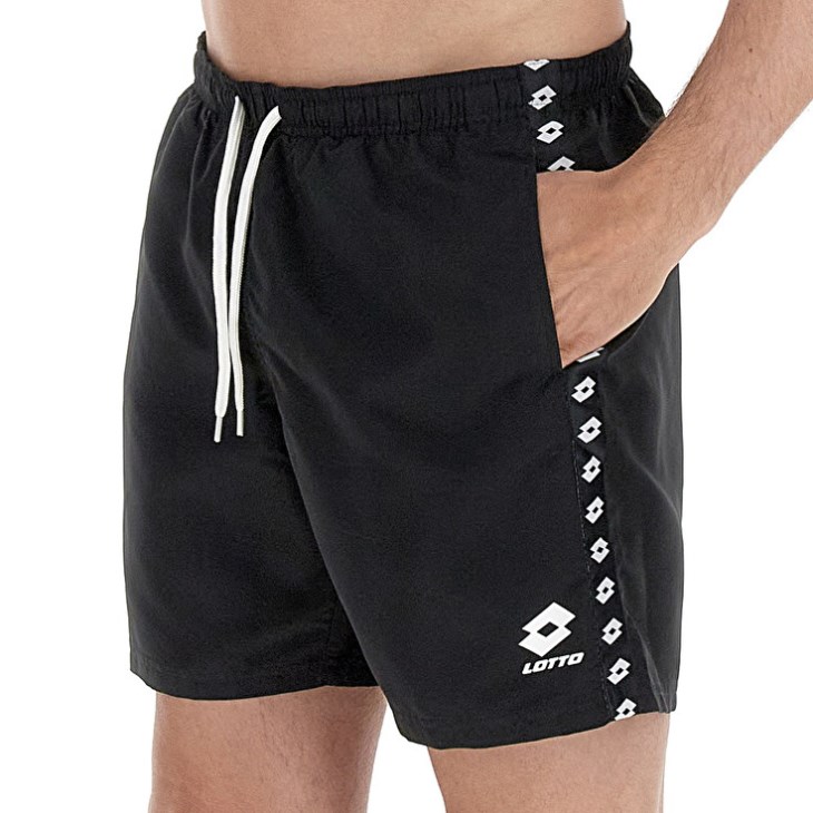 Men Lotto Beach Icon Swim Shorts Black | ZR833683N6