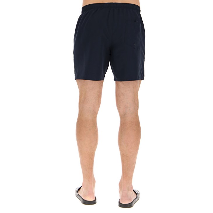 Men Lotto Beach PL Swim Shorts Navy Blue | WZ158265I9