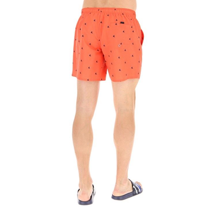Men Lotto Beach Sail Swim Shorts Coral | WI347794S9