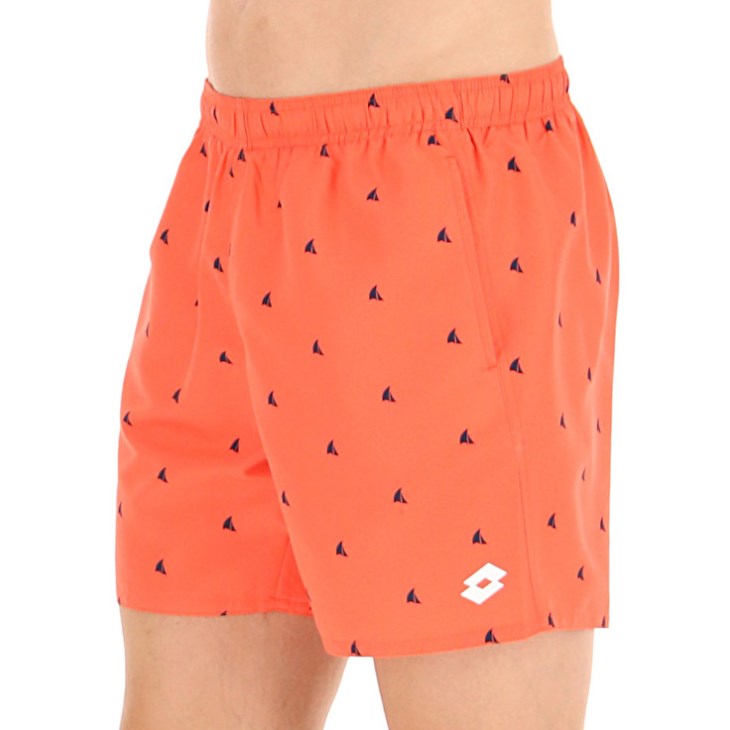 Men Lotto Beach Sail Swim Shorts Coral | WI347794S9