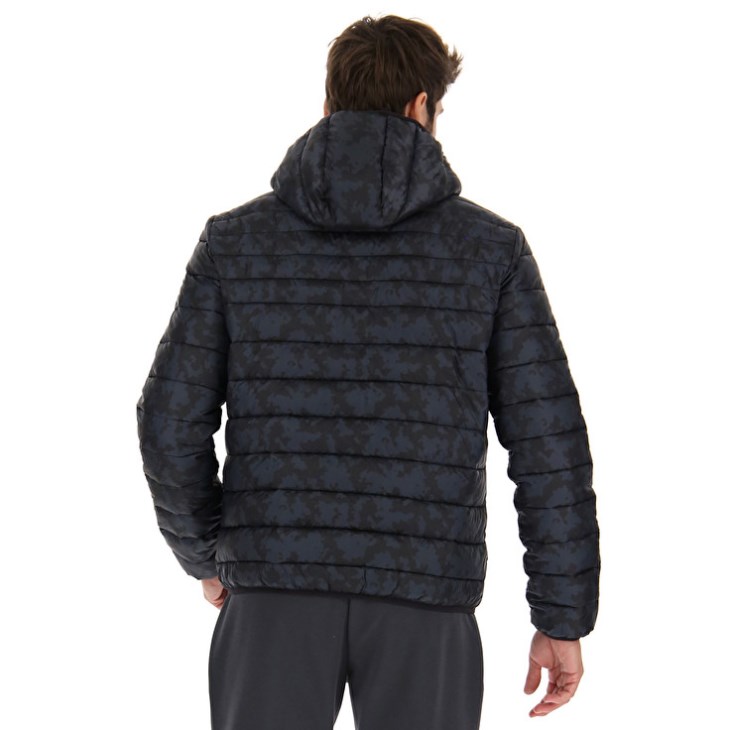 Men Lotto Bomber Cortina IV HD Pad PRT PL Jacket Black | DS939553D7