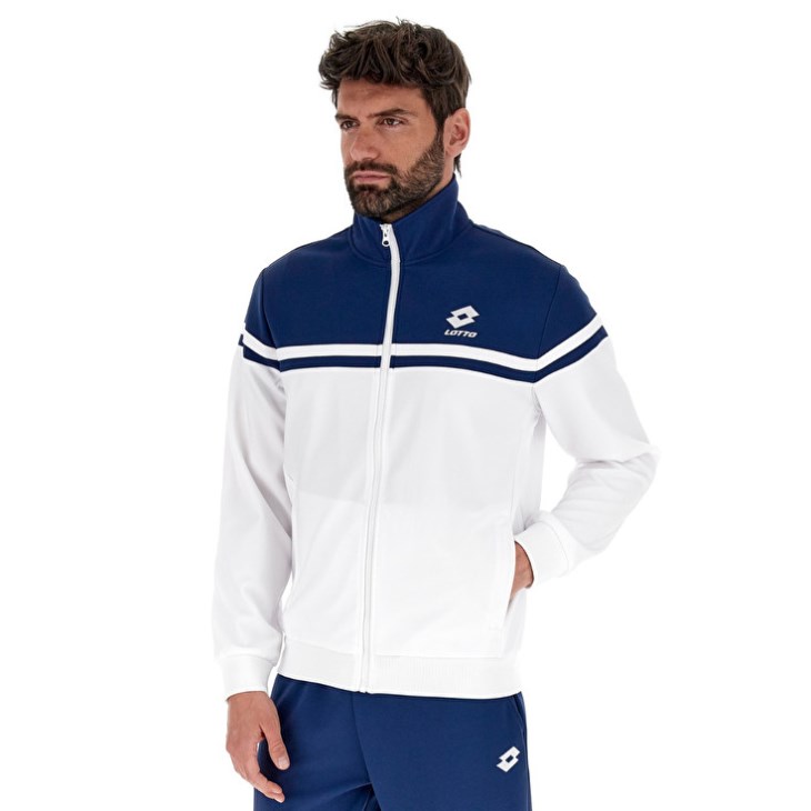 Men Lotto Circle PL Tracksuits Blue / White | ZR200490K9