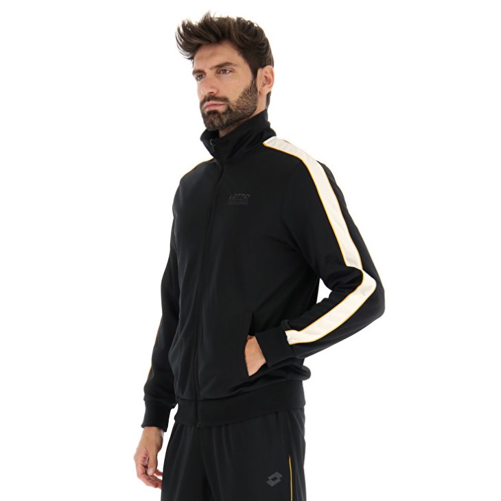 Men Lotto Circle VII Tracksuits Black | WC440354B2