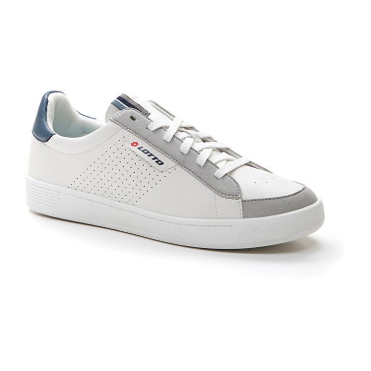 Men Lotto Court '73 AMF Sports Shoes White / Blue | CV092079M7
