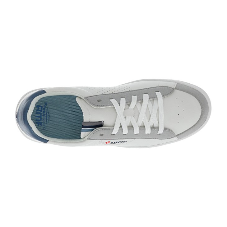 Men Lotto Court '73 AMF Sports Shoes White / Blue | CV092079M7