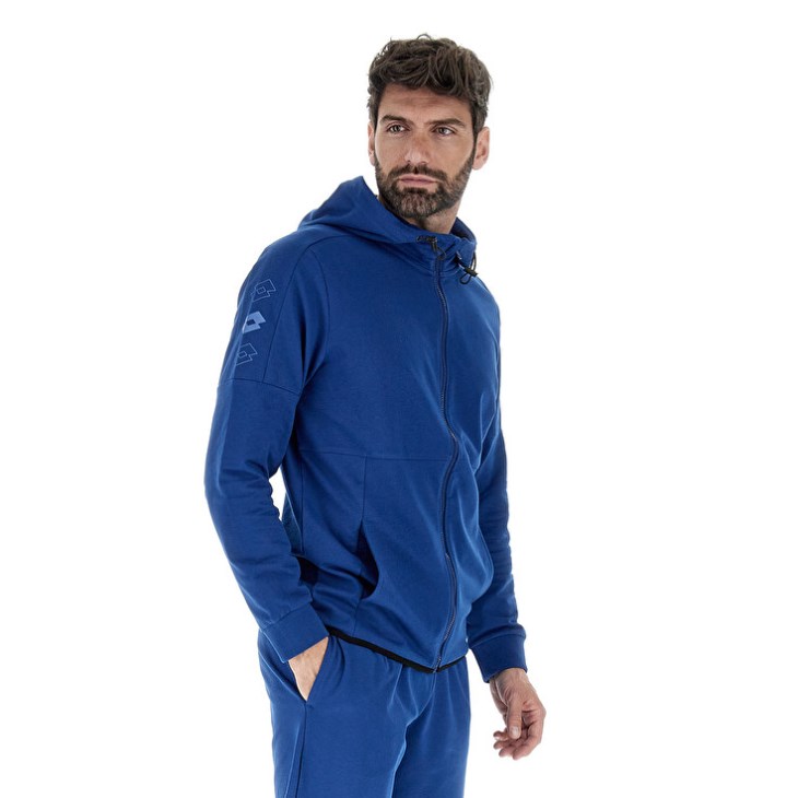 Men Lotto Diamond Tracksuits Blue | IS276877T2