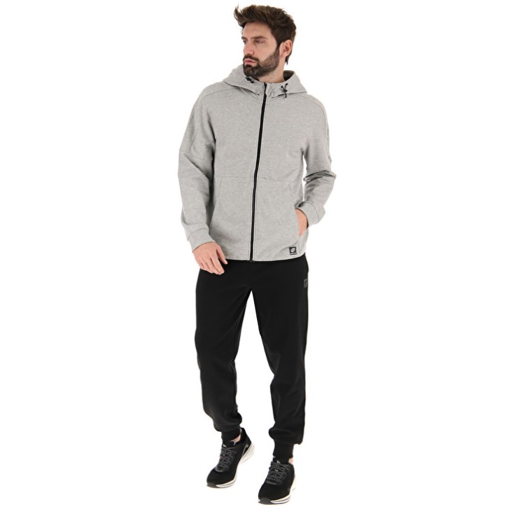 Men Lotto Diamond VII MEL Tracksuits Grey / Black | MP911831C2