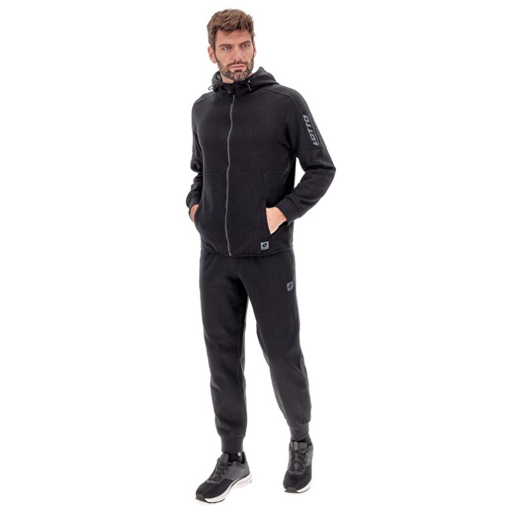 Men Lotto Diamond VII Tracksuits Black | EW132573G2