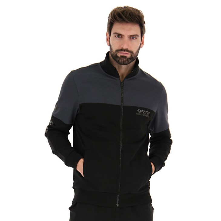 Men Lotto Dual VII Tracksuits Black | MZ193209X2