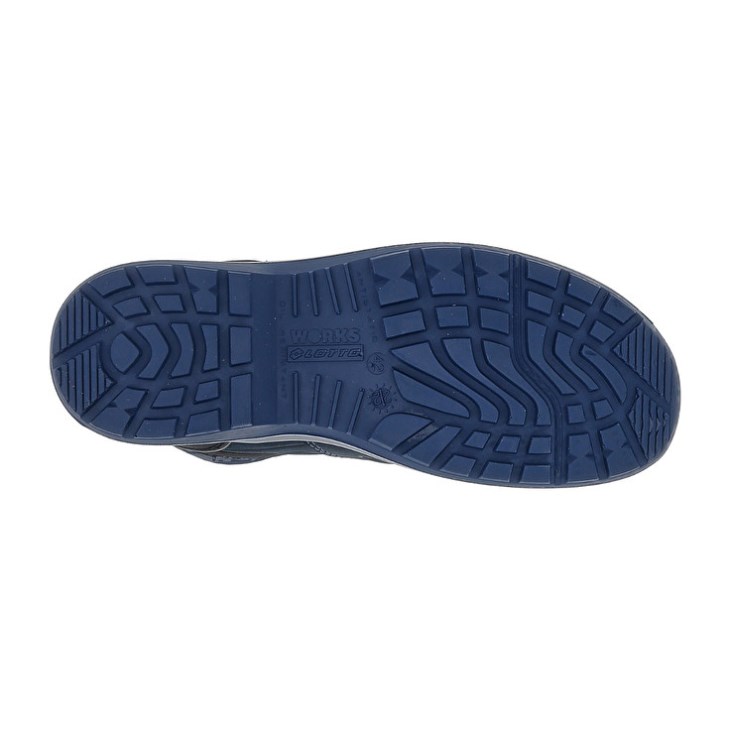 Men Lotto Hit 200 Mid S3 Safety Shoes Blue / Black / Green | ZG933433U1