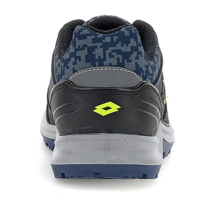 Men Lotto Hit 200 S3 Safety Shoes Blue / Black / Green | LH720962B6