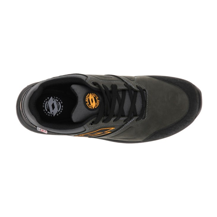 Men Lotto Hit 250 S3 SRC Wr HDRY Safety Shoes Dark Grey / Yellow | KV014121Q8